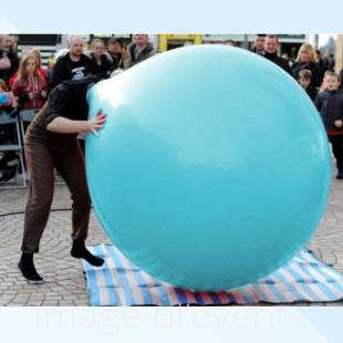 Ballon géant 250cm à encolure large 20cm - Lot de 10 OL'Events Top250Lot10  : Vente en ligne de ballons gonflables classiques ou géants