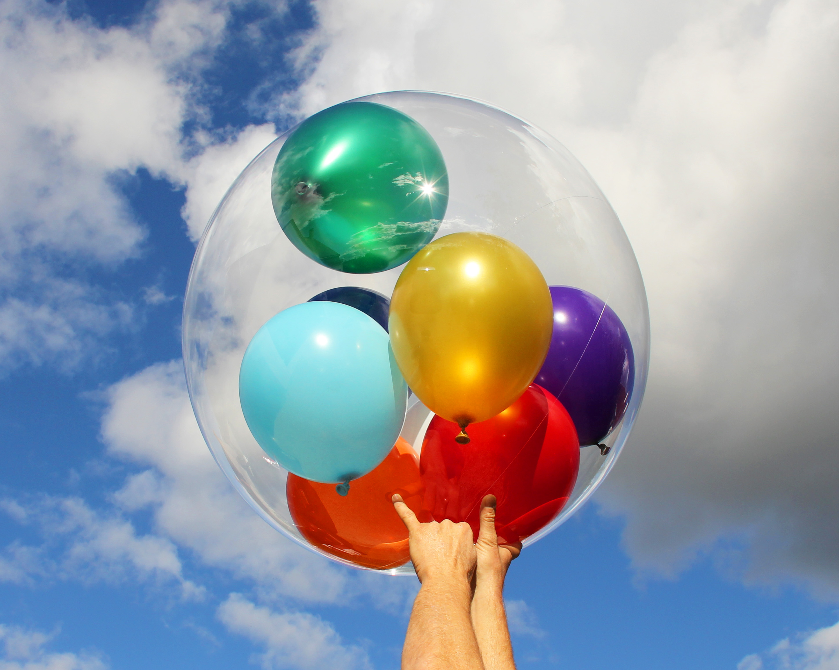 Lot de 3 ballons à bulles XXL géants gonflables - Réutilisables - Grand  ballon transparent - Jouet de jardin pour enfants et adultes :  : Loisirs créatifs