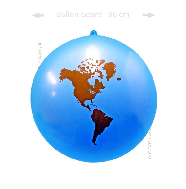 Ballon gonflable géant Poisson chirugien Jumbo blue tang stick