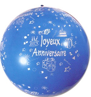 Super Carte D’Anniversaire XXL - Joyeux Anniversaire - Ballons 🎈